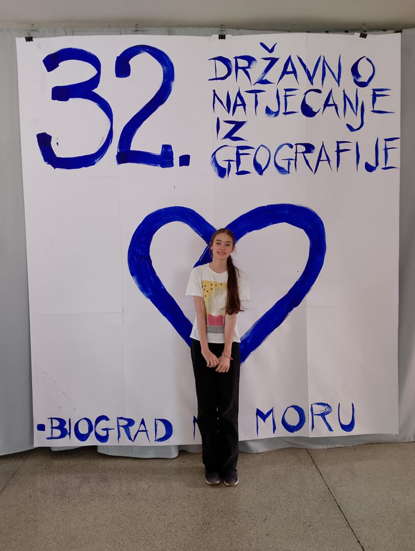 Elena Meštrović 7. na državnom Natjecanju iz geografije!!!!!!