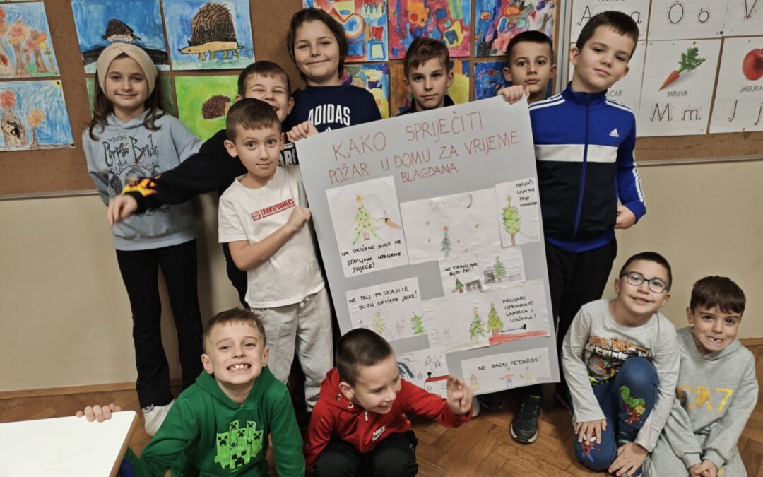 MALI VATROGASCI – OPASNOSTI OD POŽARA U DOMU TIJEKOM BLAGDANA