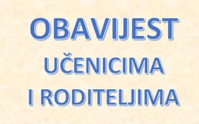 Satnica i raspored za ponedjeljak, 15. 12. 2025.