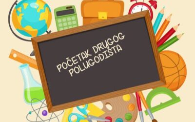 POČETAK NASTAVE U DRUGOM POLUGODIŠTU