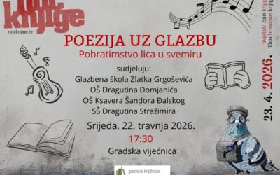 NOĆ KNJIGE -POEZIJA UZ GLAZBU